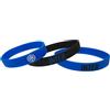 Giemme Tris Braccialetti F.C.Inter Prodotto Ufficiale Calcio Serie A. Nero Azzurro. Nuovo Stemma.