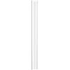GARDENFLARE Tubo di vetro - Ricambio in vetro per diversi riscaldatori esterni - Cilindro in vetro senza fondo - Tubo in vetro ignifugo per faretto da terrazza, fungo riscaldante (102 cm)