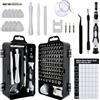 BATINO 122 in 1 Set Cacciaviti Precisione Magnetici Professionali, Kit Cacciavite di Riparazione Portatile Cacciavite Multifunzione per Orologiaio PC Cellulare Elettronica