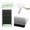 Natuhana Extension Ciglia W Forma 3D 4D 5D 6D 7D 8D 0.07 C D L LU Curl 8-15mm Classico Ciglia Ciuffetti Naturali Premade Fan Eyelash Extensions Volume Russo Professionale