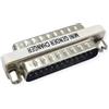 VALUE Mini Gender Changer, spina a 25 poli