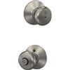 SCHLAGE Plymouth privacy knob, F40PLY619