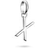 Thomas Sabo Charm Club Connect Ciondolo Charm Lettera X Argento 925 Riciclato CC1230-001-21