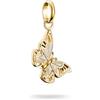 Thomas Sabo Charm Club Connect CC1265-427-14 - Ciondolo a forma di farfalla, placcato oro 18 carati, in argento 925 riciclato