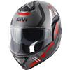 GIVI - Casco GIVI - Casco X30 Pulsar PUTR Matt Titanium / Nero / Rosso