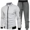 Generico Tuta Uomo Completa Giacche Eleganti Viola Felpa Running Invernale Jacket Winter Men Moto Non In Pelle Divisibile Blu Cappuccio Bianca