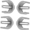 HONITANO 4 pezzi Clip C per Bastoni Accessori per Stampelle Resistenti in Abs e Facili Installare e Sostituire Pin Bloccaggio per Deambulatori e Bastoni