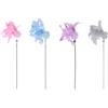 Flamingo giochi per gatti - canna da gioco per gatti Boefie 40,5cm, peluche glitter con pallina e piume - Nessuna scelta di colore possibile