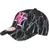 Hip Hop Honour Berretto NY Nero e Rosa Design Streetwear Baseball Eklyr - Taglia: Taglia unica - Colore: Nero - Uomo, Nero , taglia unica