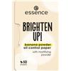 essence BRIGHTEN UP! banana powder oil control paper Blotting Paper 50 pz.