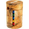 Logica Giochi Arte. Tantri - Puzzle di Rotazione in Legno Prezioso - Cilindro Magico in Legno - Difficoltà 3/6 Difficile - Euclide Collection