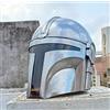 Fatto a mano Costume The Mandalorian Helmet Star Wars, casco Boba Fett indossabile fatto a...