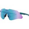 Koo Occhiali Koo Nebula verde acqua opaco lente turchese mirror