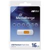 Mediarange Pen Drive 16GB MediaRange USB 2.0 Slider Giallo [MR972]