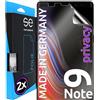 smart engineered 3D Pellicola protettiva per schermo per Samsung Galaxy Note 9 Privacy [2 pezzi Anti-Spia, Case-friendly, Non Vetro Temperato ma Pellicola Protettiva TPU, Anti-spy