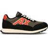 ARMANI EXCHANGE Sneaker uomo nera/arancio
