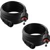 KUOQIY 2 Pezzi 3m 5.5x2.1 mm IP67 Impermeabile Cavo di Prolunga DC, 12V 24V DC Cavo Estensione Maschio a Femmina 22AWG, per Luci Solari da Giardino
