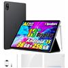 Blackview Mega8 13 Pollici Tablet 2025, 36GB+256GB/2TB TF Android 15 Tablet 2K FHD+, Altoparlanti Quad-Box, 11000mAh, 5G WiFi 4G LTE, 50MP AI Fotocamera, OTG/GPS/Cover + Penna intelligente, Nero
