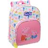 safta PEPPA PIG BABY PIG - Zaino Scuola Animato per Bambini, Adattabile al Trolley, Ideale per Bambini in Età Scolare, 26x11x34 cm