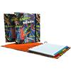Grafoplás -Carpebook A4 Sports, Skate Cartella con ricambio, multicolore, 88102652
