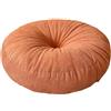 MagiDeal Cuscino da Pavimento Rotondo per Adulti, Grande Cuscino da Meditazione di Alta qualità per Studio, Camera da Letto, Soggiorno, Orangina
