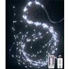 Joysing Luci di Natale 1M 100 LED Luci Led a Batteria con Telecomando | Timer 8 Modalità Fascio di Luci Impermeabile Luci Albero di Natale Cascata Luminosa per Natalizia Interno Esterno