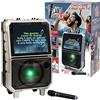 Canta Tu Karaoke Professionale Completo, Sistema Audio-Video Portatile con Microfono con Effetto Eco e Regolazione Volume, Touch Screen 14, Wi-Fi, Cassa 40W RMS, 4 Ore di Carica, 2 Frequenze Radio