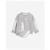 Adidas Infant 3stripes Jr - Tuta - Grigio