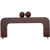 Manico Borse in legno Rettangolare Marrone