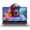 BMAX Notebook 15,6 PC Portatile 16GB DDR4 512GB SSD Alder Lake N95 (fino a 3,4 GHz) Computer Portatile Win11 Laptop 1920x1080 USB 3.2x2, Type C, 5G WiFi, BT5.0, mini HDMI, Film per Tastiera Italiana