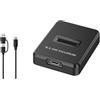 Glayent M.2 NVMe & a USB C Docking station Dual Protocollo M.2 a USB C Adattatore 10Gbps Alloggiamento SSD esterno con USB C 2 in 1