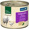 Real Nature Dog Lattina Multipack 6x200G PECORA E POLLO CON ANATRA
