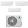 Gree - Condizionatore trial split con inverter da 7000+9000+12000 Gree Pular Wifi in A++ con R32 GWHD(24)NK6OO