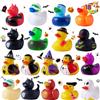 JOYIN 18 Pezzi Paperelle Bagnetto di Gomma di Modelli Assortiti Bambini Anatra Piccioncino Offerta Scuola Classe Premio Regalo Trick or Treating riempitivo Bomboniere
