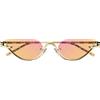 Gucci Occhiali da Sole GG1603S 004 Oro/Giallo Unisex