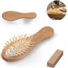 hi!dea™ Spazzola per capelli in legno con denti in bambù DERN personalizzate o neutre