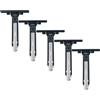 Krawnxin Molle per tapparelle, 15 cm / 19 cm, Fissaggio a molla in acciaio, ganci a molla di sicurezza, 19 x 15 cm / 10 x 15 cm (153 * 108MM, Pezzo, 5)
