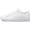 PUMA Scarpe da ginnastica da donna in pelle Smash V2, Scarpe, Bianco, 37