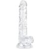 Easytoys Jelly Dildo with Balls 17cm