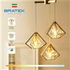 Bratek Lampadina LED E14 6W Oliva Filamento Vintage | Stile, Risparmio Energetico, Lunga Durata e Luce Brillante Luce Calda