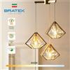 Bratek Lampadina LED E14 6W Oliva Filamento Vintage | Stile, Risparmio Energetico, Lunga Durata e Luce Brillante Luce Naturale