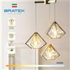 Bratek Lampadina LED E14 6W Oliva Filamento Vintage | Stile, Risparmio Energetico, Lunga Durata e Luce Brillante Luce Fredda