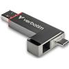 Verbatim Pen drive 1TB Verbatim Dual QuickStick USB-A/C 3.2 Argento [32043]