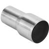Akozon Adattatore per Tubo di Scarico, Adattatore per Tubo di Scarico Universale Adattatore per Tubo di Scarico in Acciaio Inossidabile Riduttore Parte Modificata(51-63MM)
