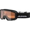 ALPINA Unisex - Adulti, SCARABEO S QH Occhiali da sci, black, One Size