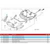Honda vetro freccia post.sx cod.33652KPR900