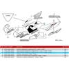Honda Decalcomania serbatoio type 5 nh146 cod.17522MBWH90ZA