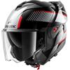 Shark Helmets Casco reversibile Airoh OXO SIKTER Black Chrom Silver