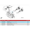 Honda Gomma della montatura cod.33105MAE000