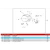 Honda coperchio bauletto nh-a48m cod.08L55KTG811R2